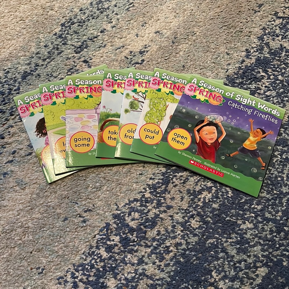 Scholastic sight words books